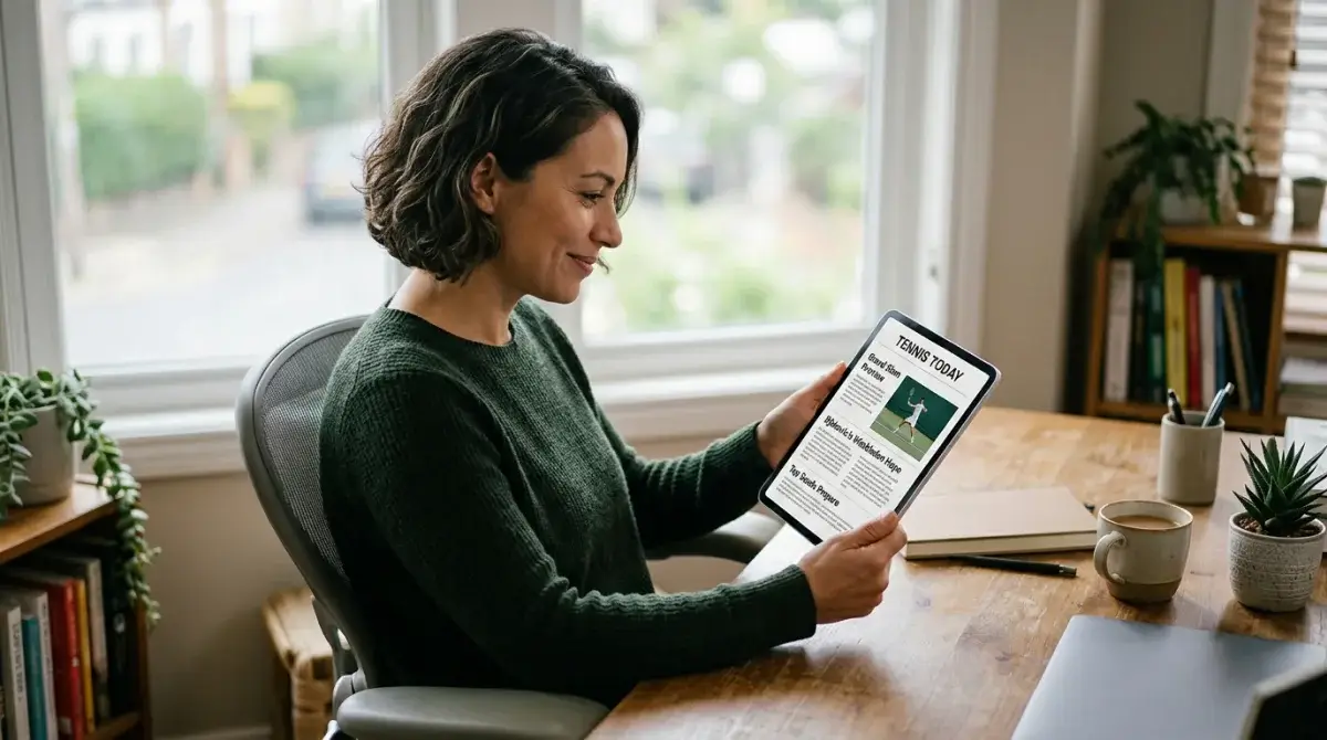 A bettor reading integrity news with informed confidence rather than fear