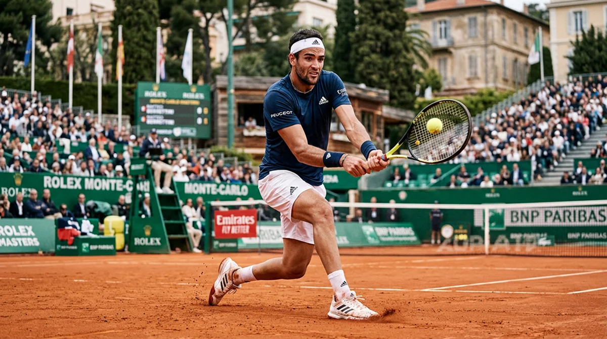 A player building clay form at a European warm-up event before Paris