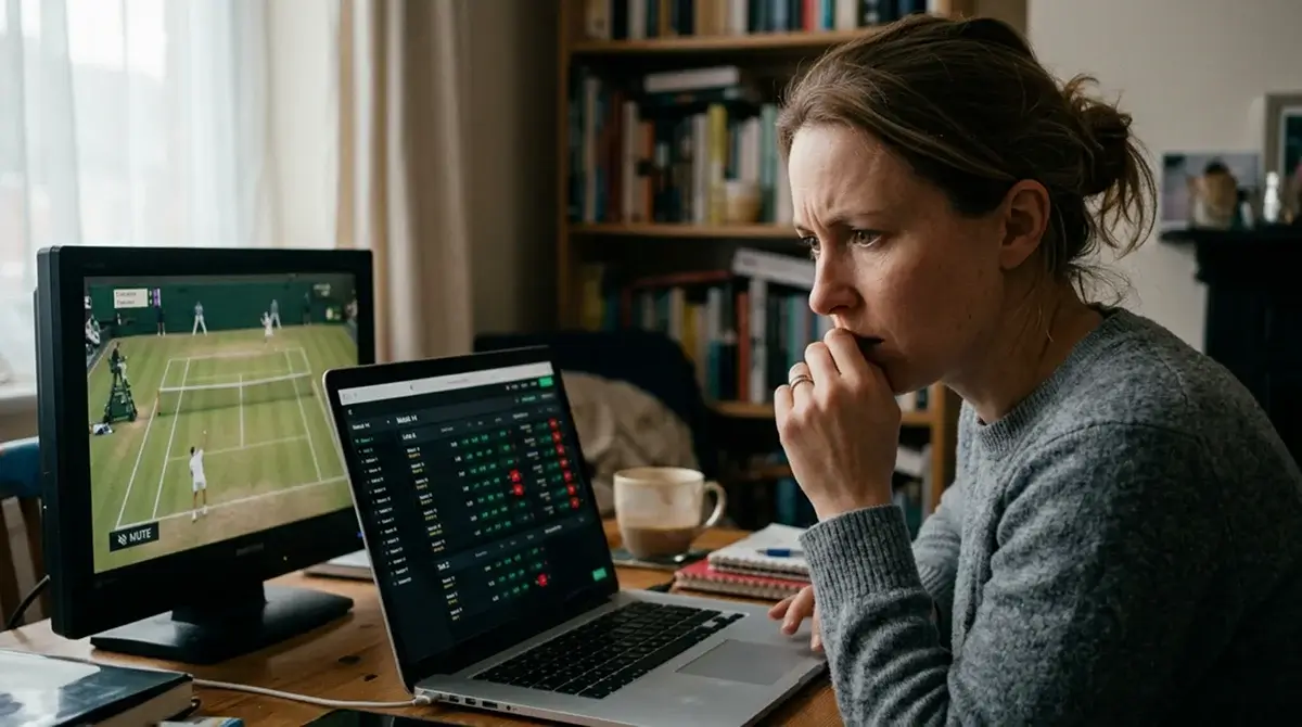 A bettor watching for prices that move out of step with the on-court action