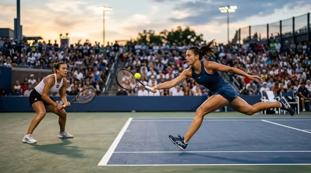 A close set heading to a tie-break under a set handicap