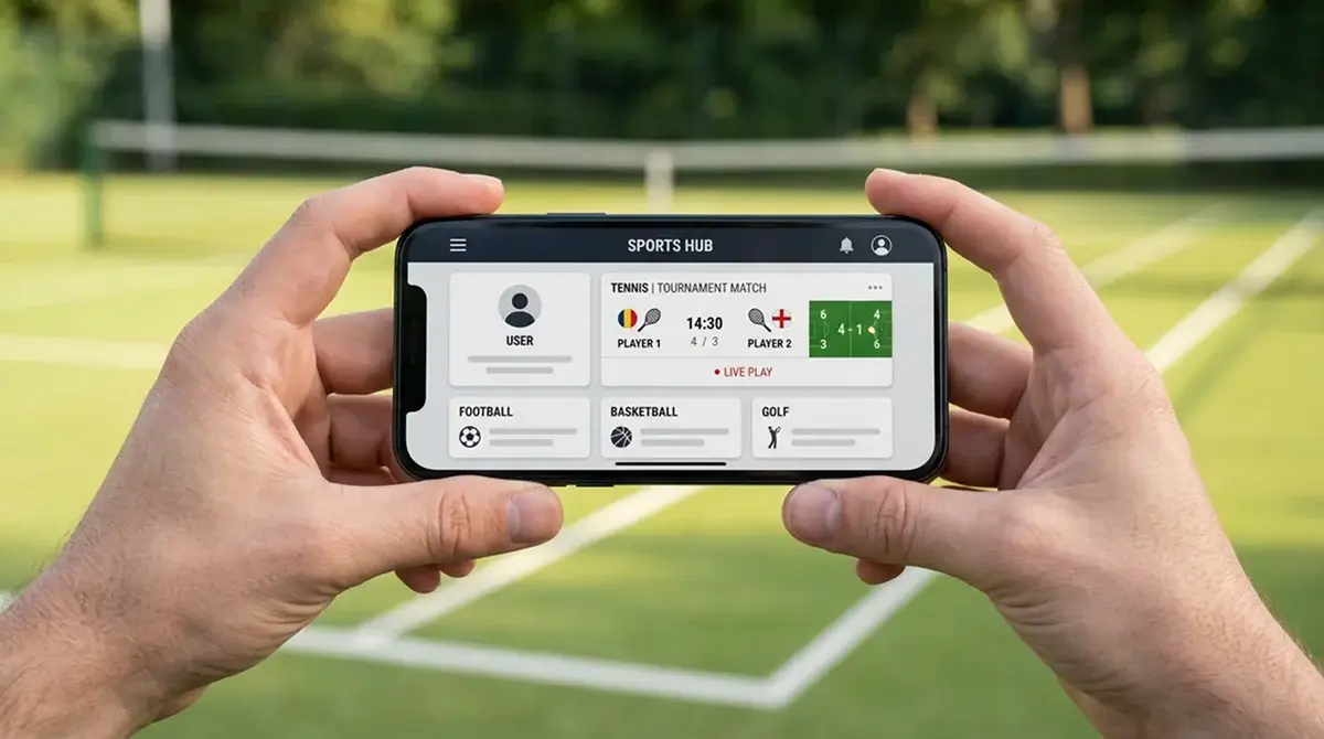 Comparing licensed UK tennis betting sites on a mobile betting app