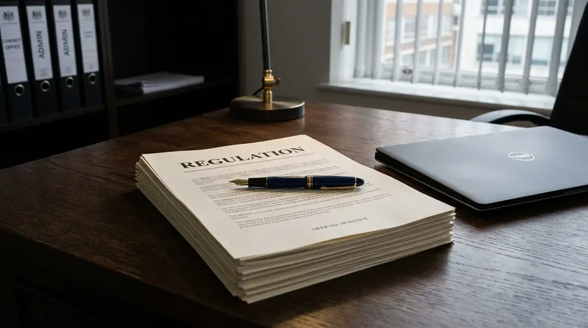 Printed UK gambling regulation paperwork representing the 2025 betting rules